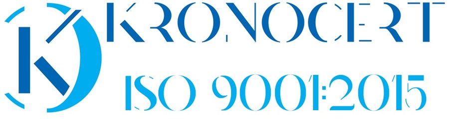 Logo ISO 9001:2015 Kronocert